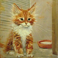 Схема вышивки «Котенок»