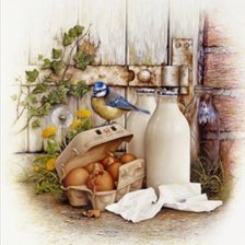 Схема вышивки «la leche»