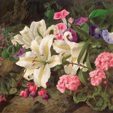 Схема вышивки «Flores»