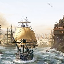 Схема вышивки «паруса»