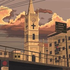 Схема вышивки «Ратуша»