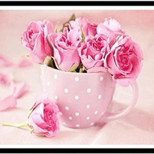 Схема вышивки «rosas»