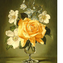 Схема вышивки «Серия "Букет". Роза»