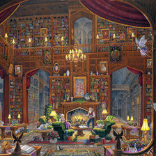 Схема вышивки «РЭНДАЛ СПЭНГЛЕР. СВЯТИЛИЩЕ ЗНАНИЙ»