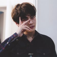 Схема вышивки «bts v»