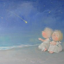 Схема вышивки «Звезды на ладошке»