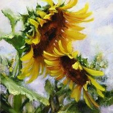 Схема вышивки «подсолнухи худ.ви данн»