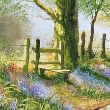 Схема вышивки «Пейзаж»