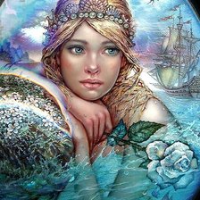 Схема вышивки «Женский образ»