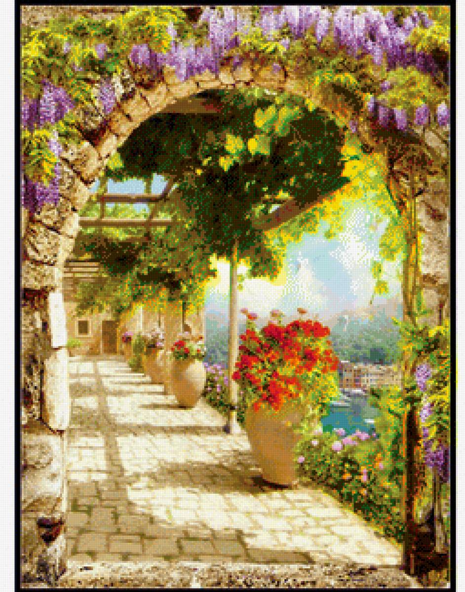 Арка - пейзаж - предпросмотр