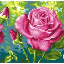 Схема вышивки «ПАННО - РОЗЫ»