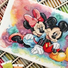 Схема вышивки «Микки»
