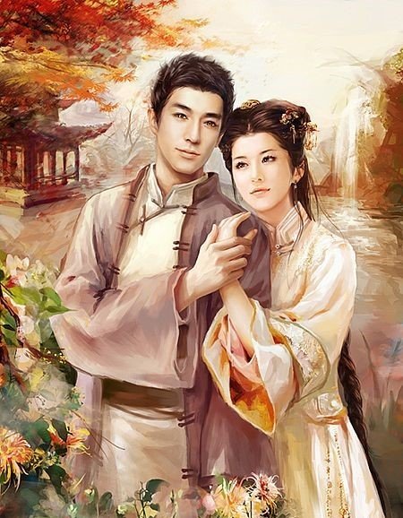 Пара - сказка, фэнтези, иллюстрация - оригинал