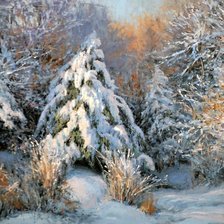 Схема вышивки «Зима»