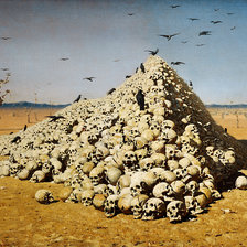 Схема вышивки «Верещагин "Апофеоз войны"»