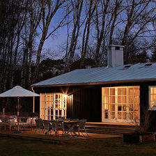 Схема вышивки «Дом в лесу»