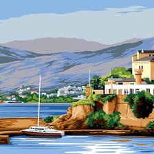 Схема вышивки «ПЕЙЗАЖ»