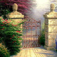 Схема вышивки «Калитка»