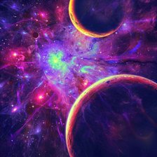 Схема вышивки «Космос»