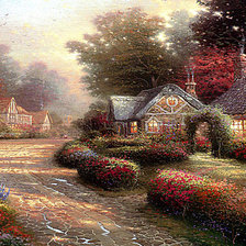 Схема вышивки «ТОМАС КИНКЕЙД. КОББЛСТОУН-ЛЕЙН»