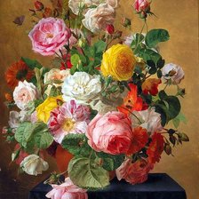 Схема вышивки «Boque de flores.»