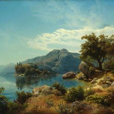 Схема вышивки «Пейзаж»