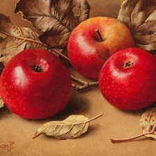 Схема вышивки «Яблоки»