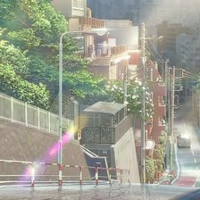 Схема вышивки «Улица Японии»