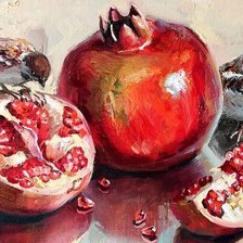 Схема вышивки «Гранат»