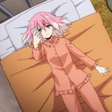 Схема вышивки «нана хиираги бездарная нана аниме на кровати»