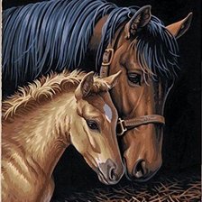 Схема вышивки «Мать и дитя»