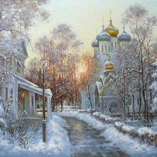 Схема вышивки «храм»