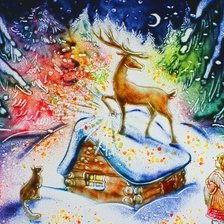 Схема вышивки «серебрянное копытце»