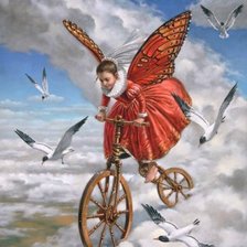 Схема вышивки «Bicycle»