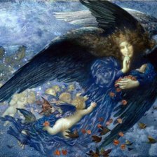 Схема вышивки «Ночь со шлейфом звёзд.»