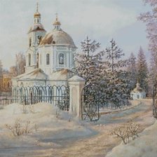 Схема вышивки «храм»