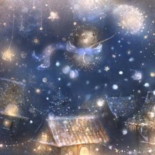 Схема вышивки «зима»