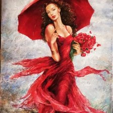 Схема вышивки «Dama»