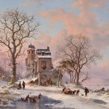 Схема вышивки «Skating»