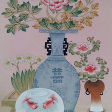 Схема вышивки «jarron»