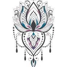 Схема вышивки «Лотос мандала»
