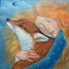 Схема вышивки «Лисички»