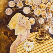 Схема вышивки «"Одуванчики" (Н. Бронникова)»