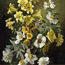 Схема вышивки «Цветы»