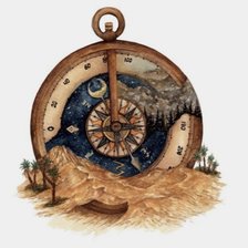 Схема вышивки «Brújula 1»