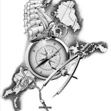 Схема вышивки «brujula6»