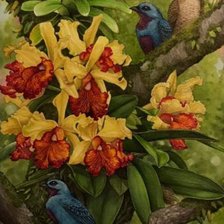 Схема вышивки «somos tres»