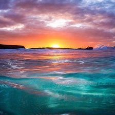 Схема вышивки «Закат»