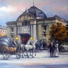 Схема вышивки «Театр»