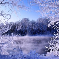 Схема вышивки «Зима»